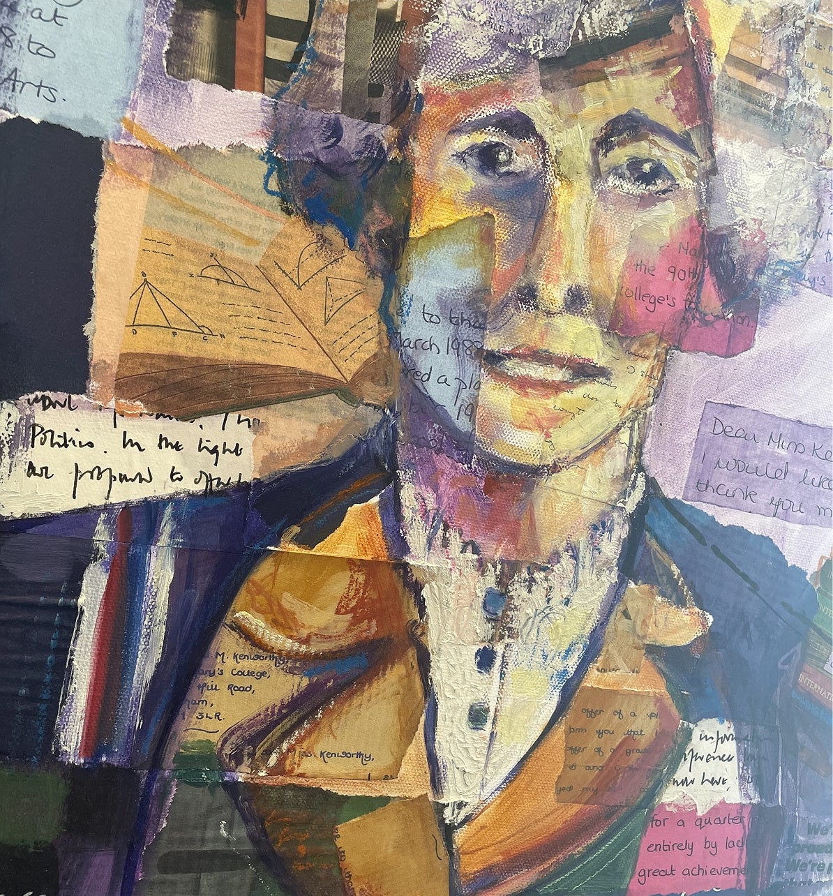 Joan Kenworthy by artist in residence Jane Kitching