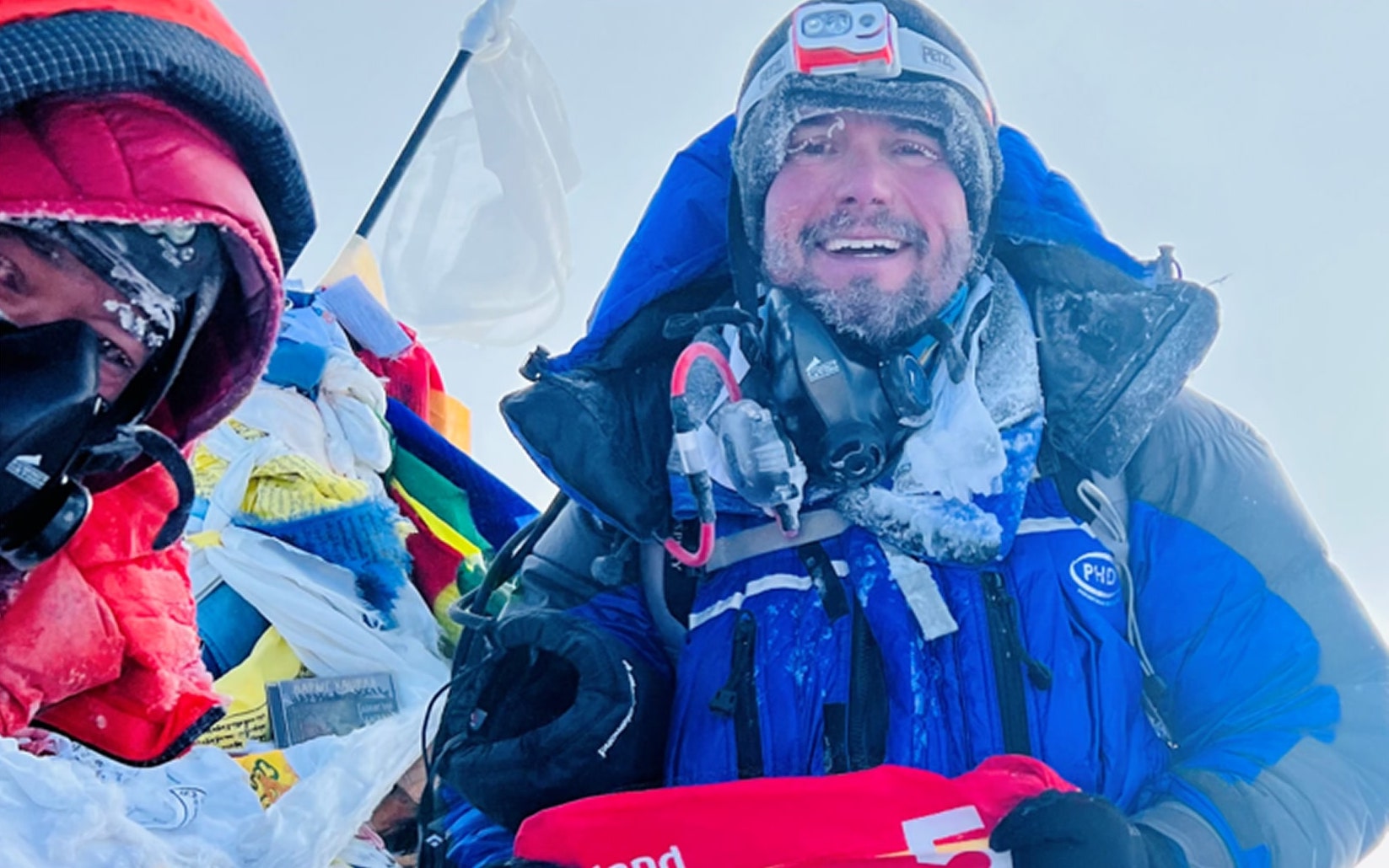 Richard at the summit of Everest