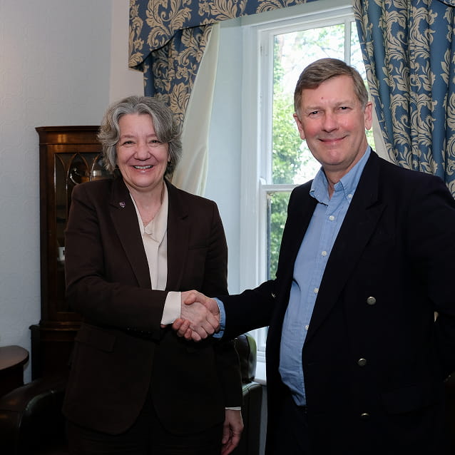 Ralph Grayson receiving his award from our Vice-Chancellor